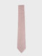 Calvin Klein Men's Silk Tie with Printed Pattern in Pink Color