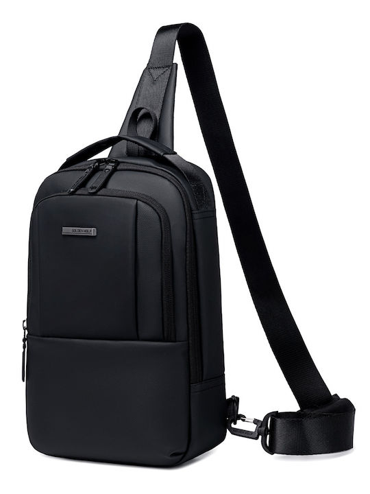Golden Wolf Herren Tasche Schulter / Crossbody Schwarze