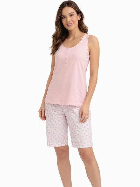 Relax Lingerie Summer Women's Pyjama Set Pink