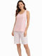 Relax Lingerie Summer Women's Pyjama Set Pink