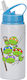 Kinder Trinkflasche Teenage Mutant Ninja Turtles 600ml Weiß Blau Deckel