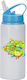Kinder Trinkflasche Teenage Mutant Ninja Turtles 600ml Weiß Blau Deckel