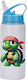 Kinder Trinkflasche Teenage Mutant Ninja Turtles 600ml Weiß Blau Deckel
