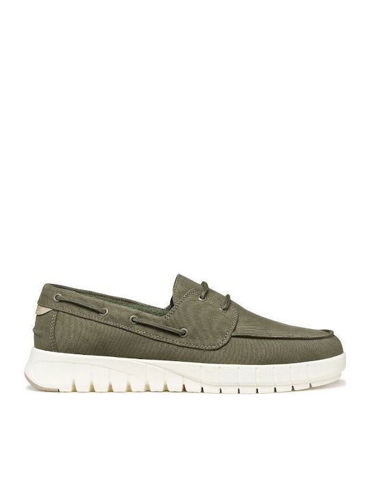 Geox Men's Moccasins in Green Colour