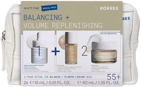 Korres Greek Yoghurt Σετ Περιποίησης για Αντιγήρανση & Ενυδάτωση 3τμχ