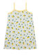 Minerva Kids Nightdress Summer Gray Lemons