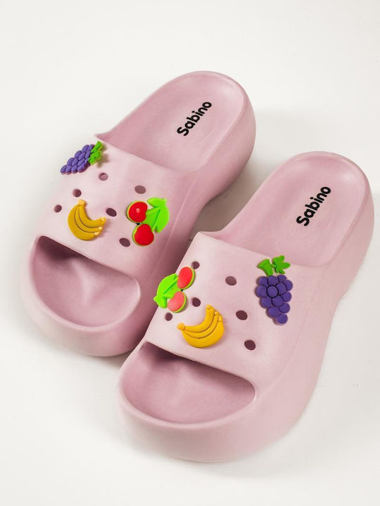 Sabino Slides σε Ροζ Χρώμα