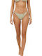 Bikini Slip με Κορδονάκια Aqua