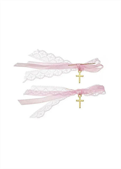 Extan Bebe Christening Charm Pin Pink 50 Pieces