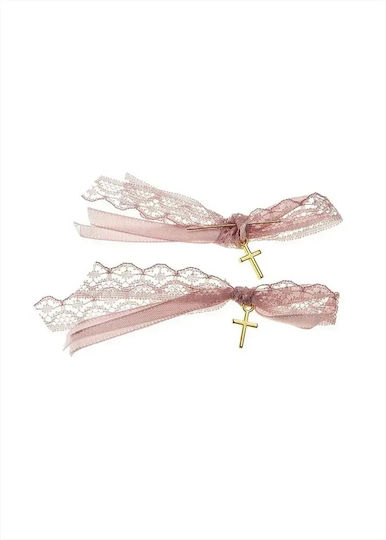 Extan Bebe Christening Charm Pin Pink 50 Pieces