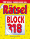 Rätselblock 318 (5 Exemplare À 2,99 Eur)