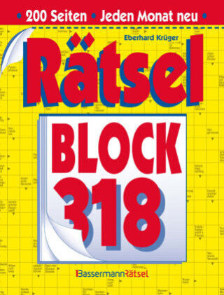 Rätselblock 318 (5 Exemplare À 2,99 Eur)