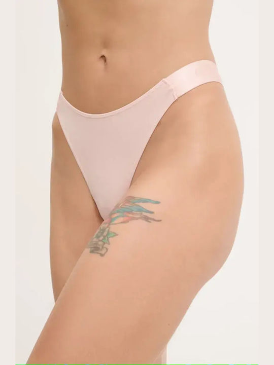 Guess High Waist Women's String Pink