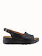 Sommer Damenplattformen Schwarze G-251605