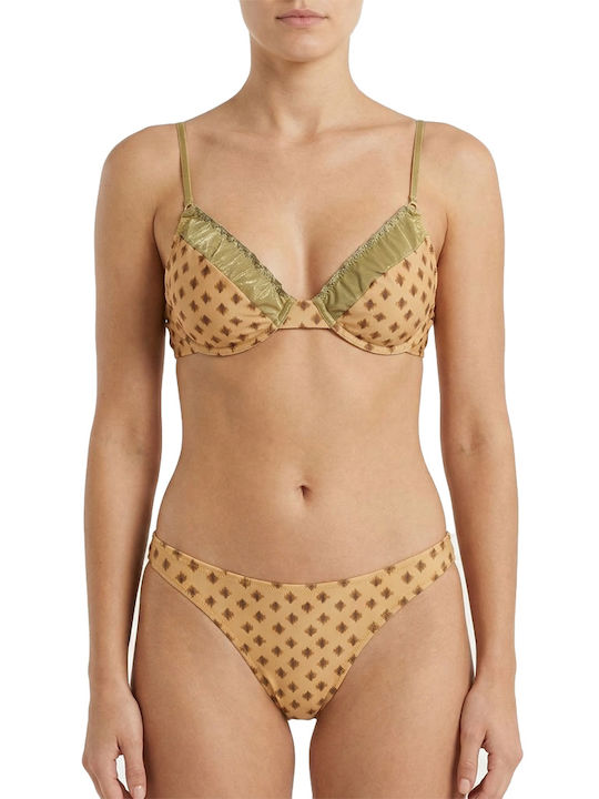 Дамски Бански Bikini С Банели Boho-chic Златист
