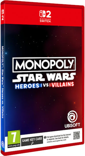 Monopoly: Star Wars Heroes vs. Villains (Game-Key Card) Switch 2 Game