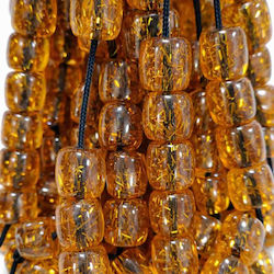 Rosary Worry Beads Acrylic Orange