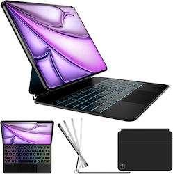 Θήκη Πληκτρολόγιο Ipad Air 13 M2/m3 Ipad Pro 12,9 3ης-6ης Γενιάς X9 Qwertz Θήκη Πληκτρολόγιο Ipad Air 13 M2/m3 Ipad Pro 12,9 3ης-6ης Γενιάς X9 Qwertz