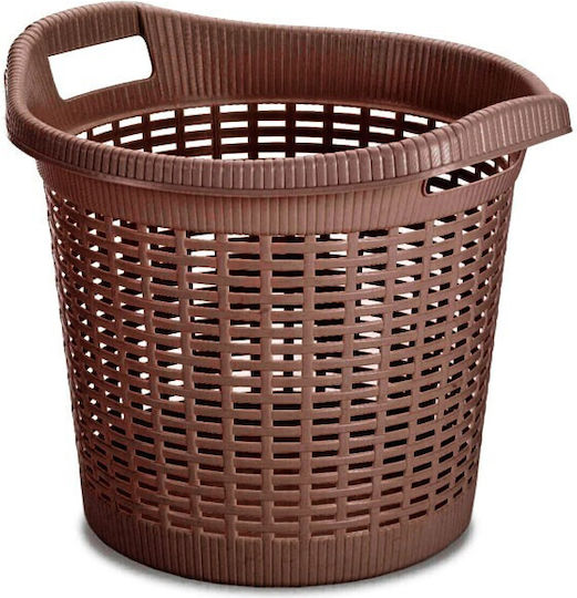 Gensini Storage Basket Rattan Brown 28lt