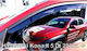 Heko Set Car Wind Deflectors Front and Rear Dark Tinted for Hyundai Kona 4 Pieces