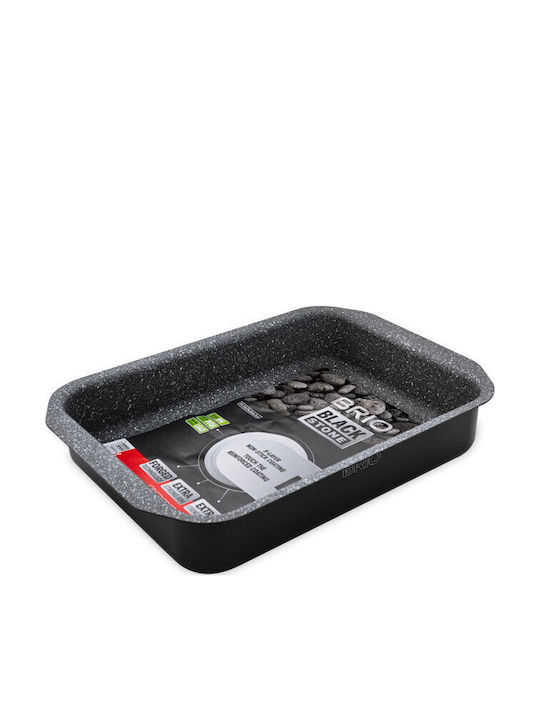 Brio Mate Тава Алуминиева с Вътрешно Покритие от Камък 24.8x35.5см