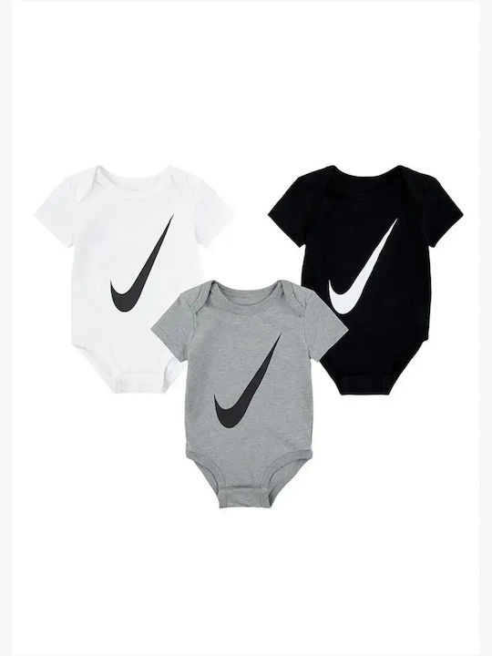 Nike Swoosh Set Onesies White 3 Pieces