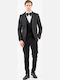 Summer Men's Groom's Suit Black