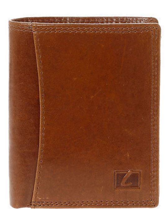 Lavor Leather Men's Wallet with RFID Tabac Brown