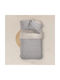 Borea Single Cotton Sheets Set Blue 160x240cm 2pcs