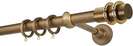 Zogometal Metallisch Vorhangstangen Pr4117 Einzeln Φ25mm 160cm