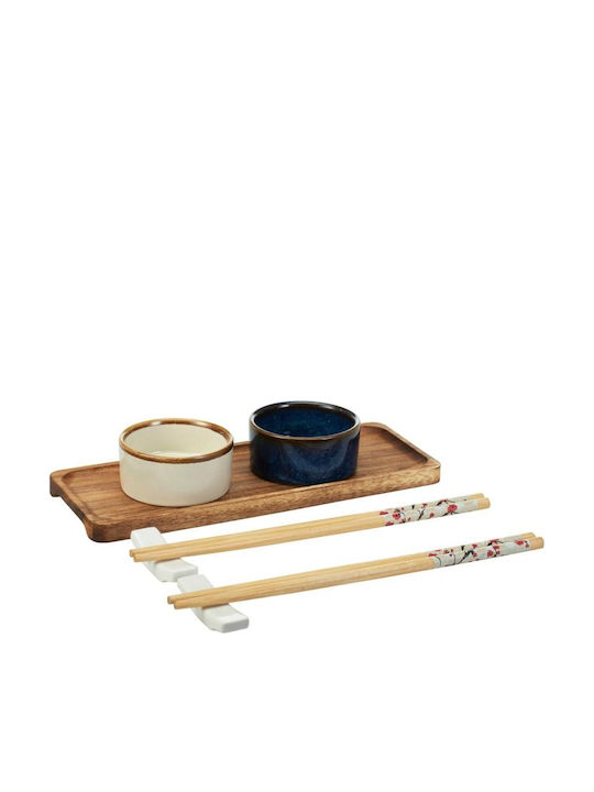 Excellent Houseware Πλατώ Σερβιρίσματος για Σούσι Ξύλινο 9τμχ Excellent Houseware Πλατώ Σερβιρίσματος για Σούσι Ξύλινο 9τμχ