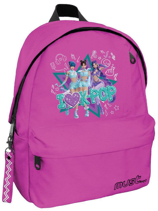 Must Team Monochrome Ghiozdan de Spate Fuchsia