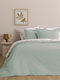 Palamaiki Nico Σετ Κουβερλί Υπέρδιπλο Microfiber Mint 220x240cm