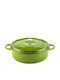 Hosse Deep Cast Iron Pot 3.15lt / 26cm Green