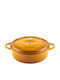 Hosse Deep Cast Iron Pot 3.4lt 28cm Yellow