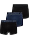 Herren Boxershorts Schwarz 3er Pack