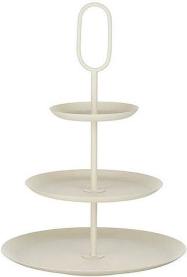 Platou Decorativ Ecru 38 cm Platou Decorativ Ecru 38 cm