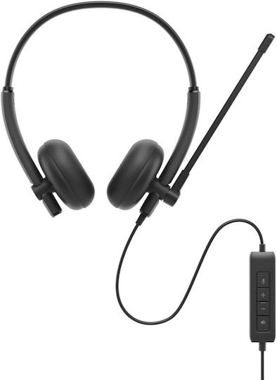 Dell WH125 On Ear Multimedia Headset With Microphone And USB-A Connectivity