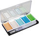 Set 5 Pieces Metallic Watercolors With Aquabrus...