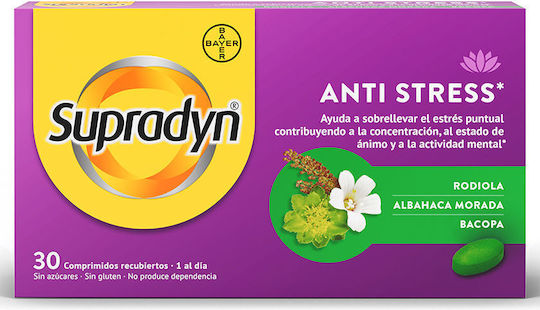 Supradyn Anti Stress Supliment Pentru Stres 30 Bucăți