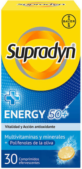 Supradyn Energy 50+ Специална Хранителна Добавка 30 Ефервесцентни Таблетки