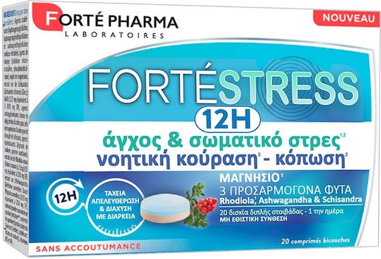 Forte Pharma Forte Stress 12H Supplement for Stress 20 Tablets