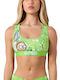 Women's Green Sports Bra