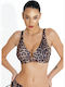 Bikini Τριγωνάκι C Cup Animal Print Choco