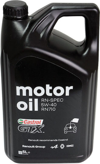 Renault Castrol GTX RN710 Synthetisches Auto Schmierstoff Öl 5W-40 5lt