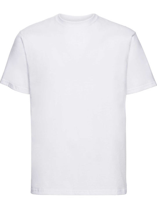 ForShoes Herren Werbebekleidung Kurzärmeliges Weißes T-Shirt