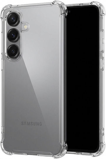Samsung Mobeen Back Cover Silicone / Tempered Glass Transparent (Galaxy S26)