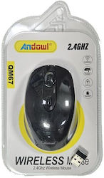 Andowl QM67 Wireless Mouse Black