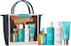 Moroccanoil Greetings From Volume Hair Care Treatment Set for Thin Hair with Shampoo Conditioner & Oil 4 Pieces