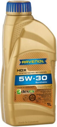 Ravenol HDX Synthetisches Auto Schmierstofföl 5W-30 1l